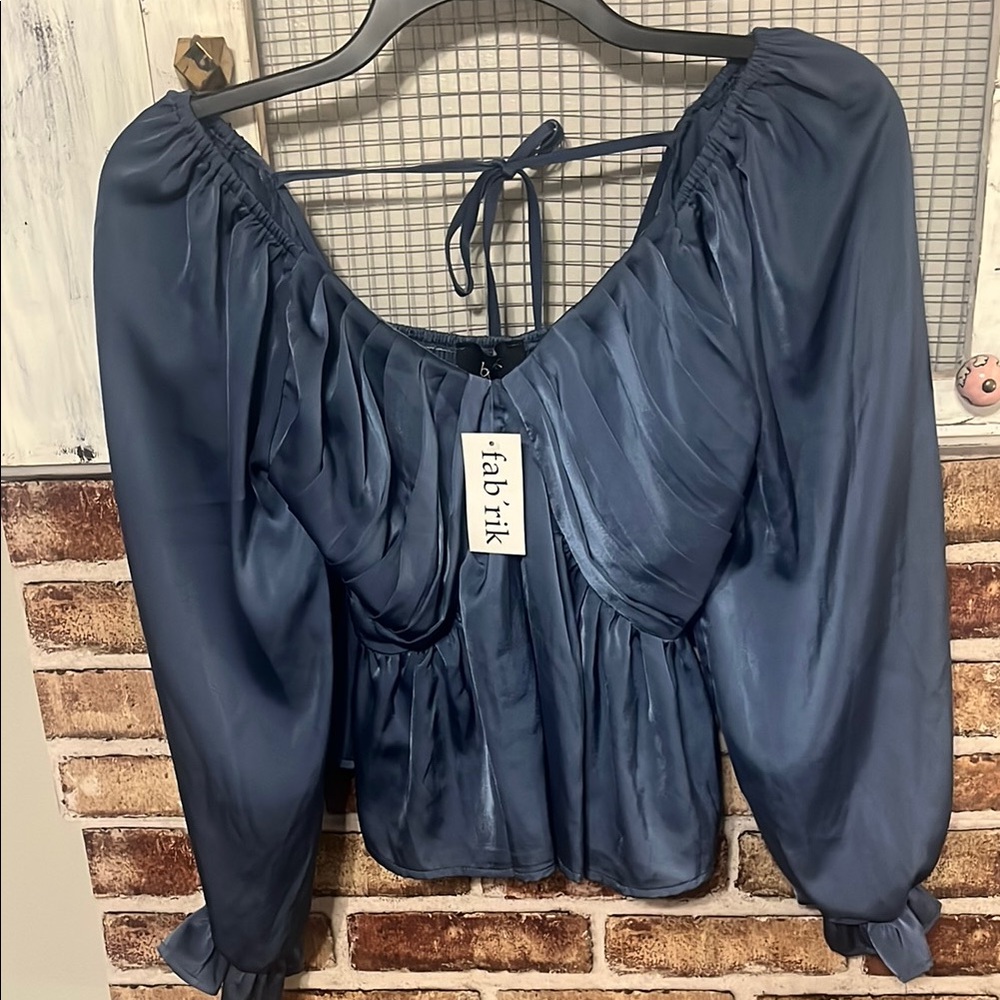 Fab'rik Women's Navy Blouse